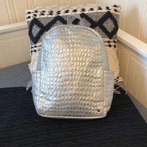 Silver Textured State backpack